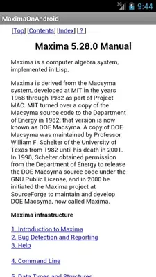 Maxima on Android android App screenshot 0